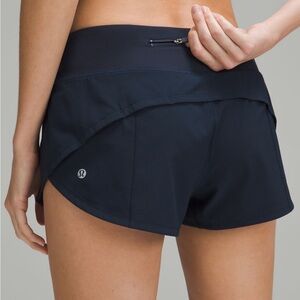 Speed up shorts 2.5 low rise navy